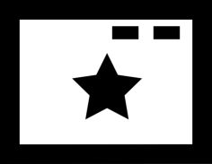 Page With A Star Line Tracing Svg Vector, Free Vectors File